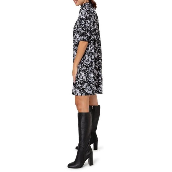 LEOTA Raelyn Floral Mock Neck Dress - NWT - Size Small - Picture 3 of 4